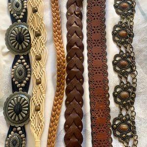 VINTAGE BELT BUNDLE!!